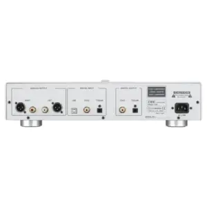 Retro del lettore CD CEC CD5 con porte di connessione e dettagli tecnici