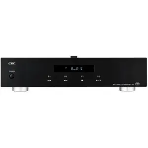 Trasportatore CD CEC TL5 con pannello frontale nero e display digitale