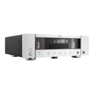Lettore CD T.A.C. C-35 visto di lato con controlli e display in evidenza