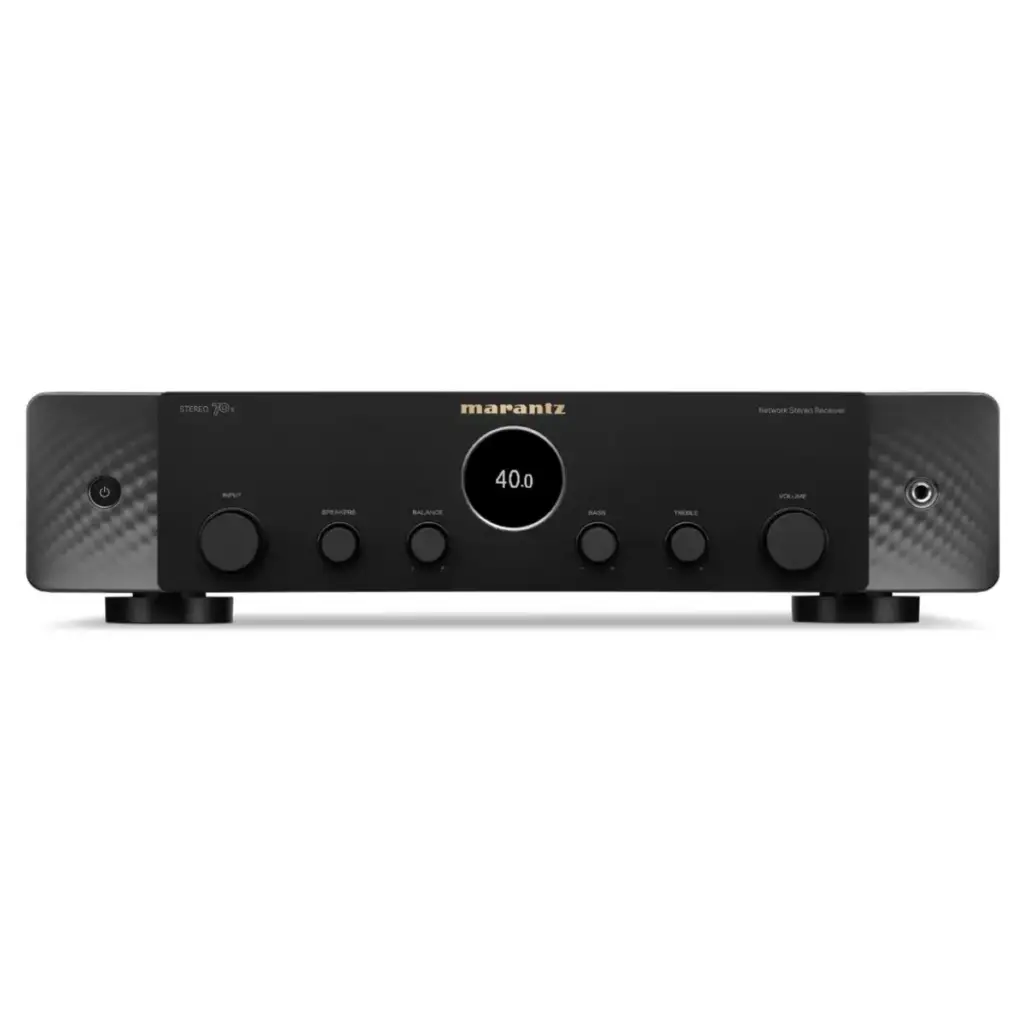 Amplificatore stereo Marantz STEREO 70 S con manopole e display centrale