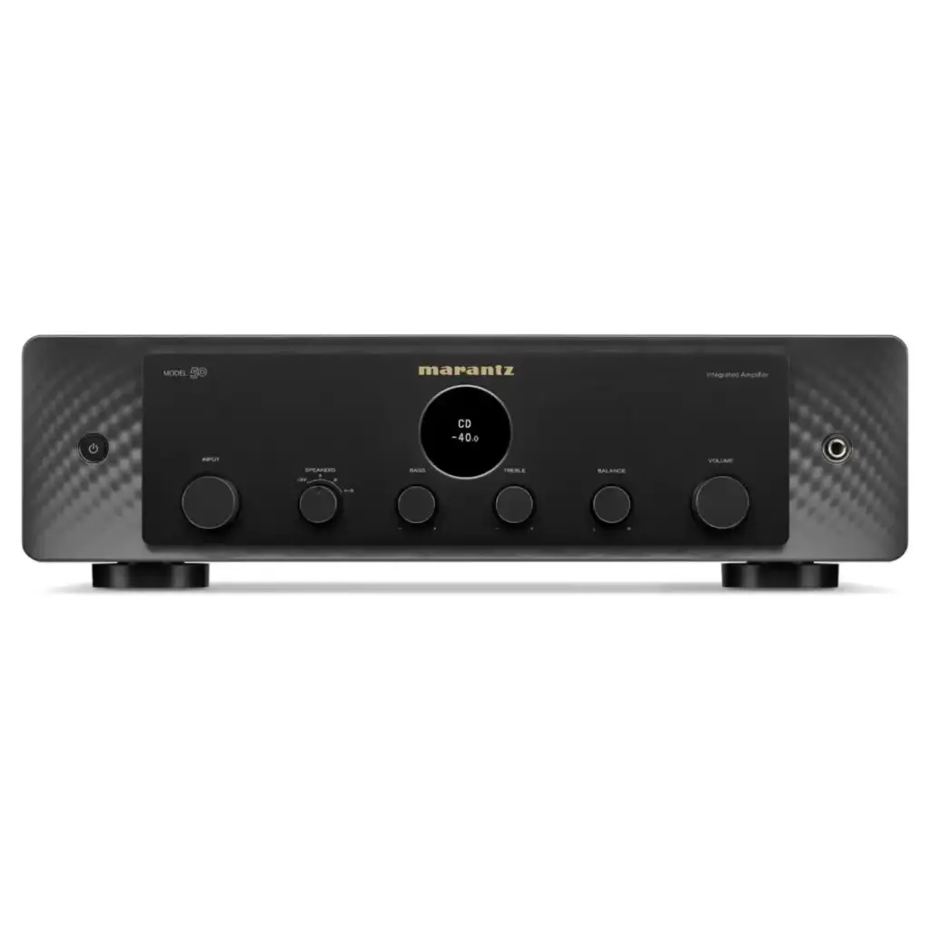 Amplificatore integrato Marantz Model 50 con pannello frontale nero e controlli circolari