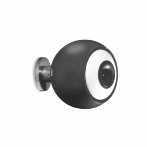 Cabasse Riga on wall - Pearl Black