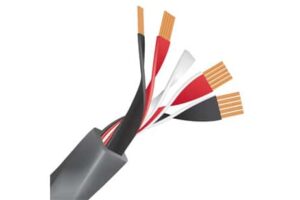 Cavi elettrici multicolore esposti