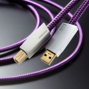 Cavo USB-A con rivestimento viola elegante