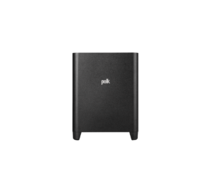 Subwoofer nero marchio Polk frontale