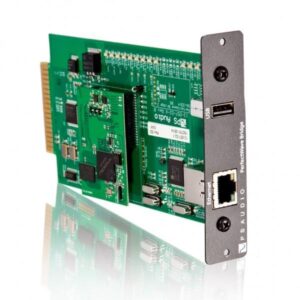 Scheda di rete con porte USB ed Ethernet