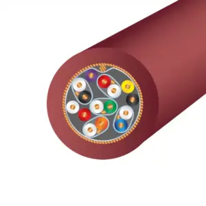 Sezione di cavo multiplo colorato