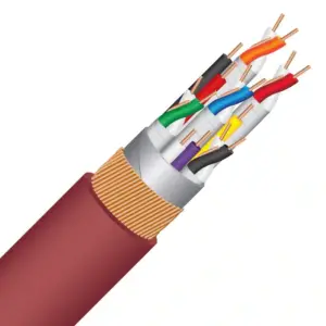 Illustrazione cavo elettrico sezionato