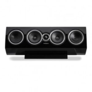 Diffusore audio nero con quattro altoparlanti