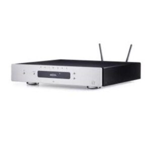 Lettore CD Primare CD15 Prisma con superficie nera e pannello frontale argentato