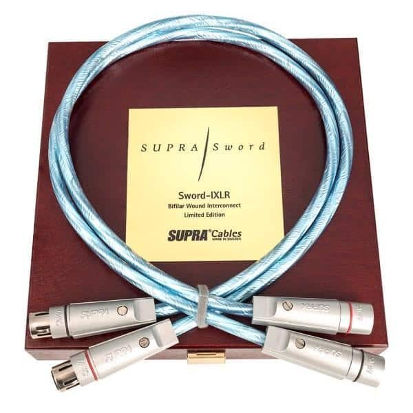 Cavi XLR Supra Sword edizione limitata in scatola