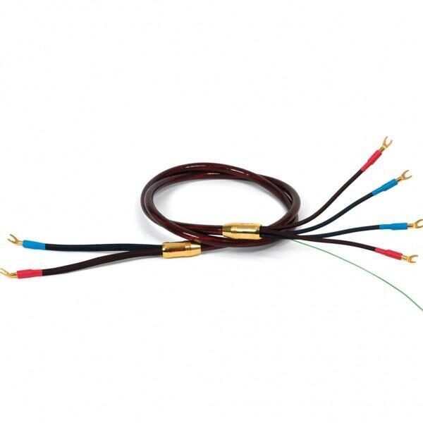 Cavo audio con connettori colorati dorati