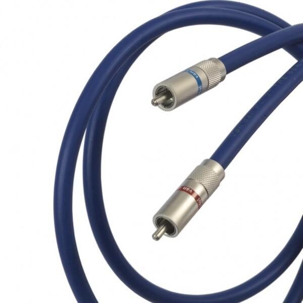 Cavo RCA audio blu con connettori