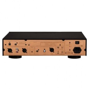 Retro amplificatore audio con connettori e prese