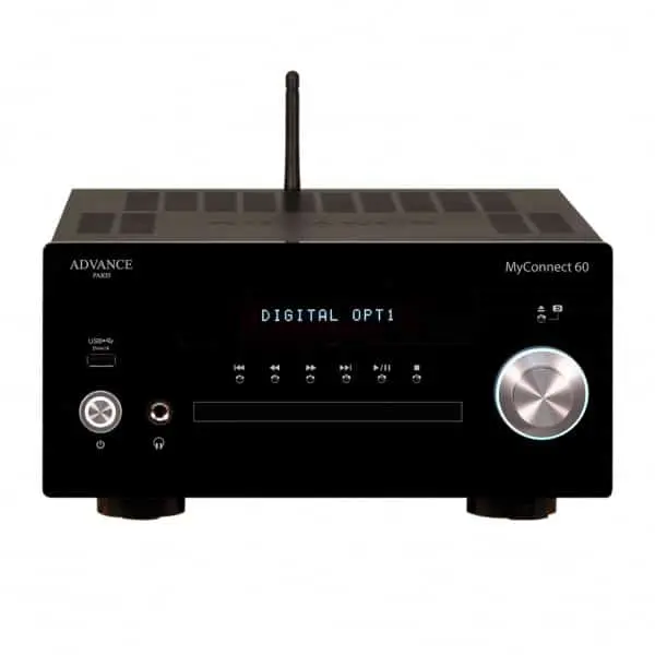 Amplificatore Advance Paris MyConnect 60 con display e controlli frontali