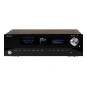 Retro dell'amplificatore integrato Advance Paris PLAYSTREAM A7 con connessioni audio e porte