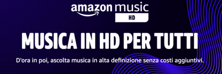 Amazon Music HD per tutti, ora senza costi aggiuntivi