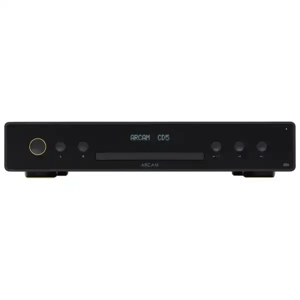 Lettore CD Arcam CD5 con pannello frontale nero e controlli visibili