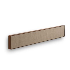 Soundbar moderna colore marrone e beige