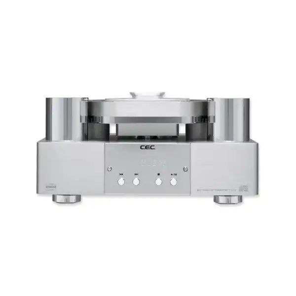 Sorgente audio CEC TL0 3.0 con finitura metallica e pulsanti frontali