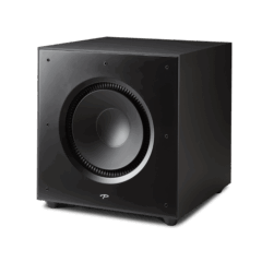 Subwoofer nero con design moderno