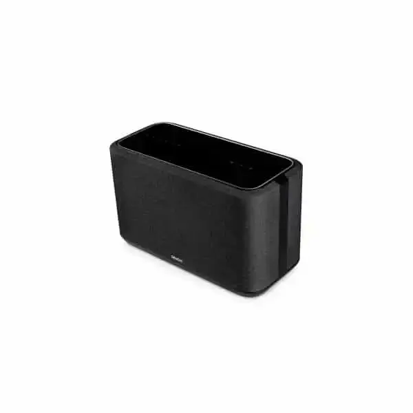Diffusore attivo Denon HEOS Home 350 in colore nero con design elegante e lineare