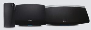 Set di altoparlanti wireless neri