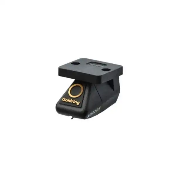 Testina Goldring G 1022GX con base nera e logo dorato