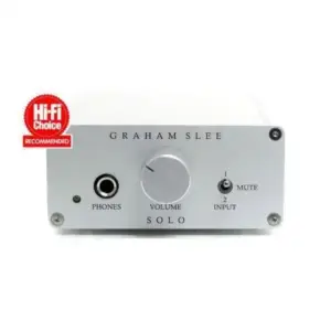 Amplificatore per cuffia Graham Slee Solo SRGII con manopola del volume e ingressi audio