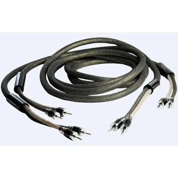 Cavi audio RCA intrecciati di alta qualità