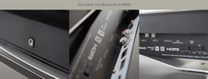 Soundbar con connettività Bluetooth e HDMI