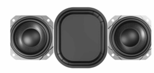 Tre altoparlanti per audio potente
