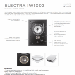 Immagine scheda del prodotto Electra IW1002.