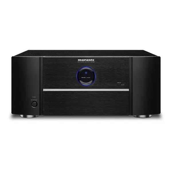 Amplificatore Marantz MM7055 con design elegante e finitura nera