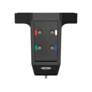 Testina Ortofon MC X20 vista dall'alto con connettori colorati per collegamento