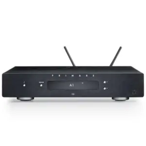 Amplificatore Primare I15 Prisma MKII con pannello frontale nero e indicatori luminosi