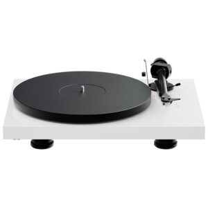 Giradischi Pro-Ject DEBUT EVO 2 con piatto nero e base bianca