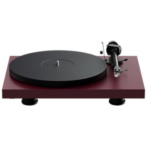 Giradischi Pro-Ject DEBUT EVO 2 con base vino opaco e piatto nero