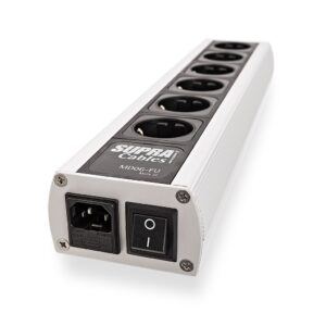 Multipresa elettrica Supra Cables con interruttore