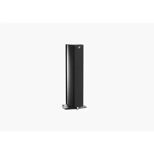 Diffusore da pavimento nero con design elegante e base stabile
