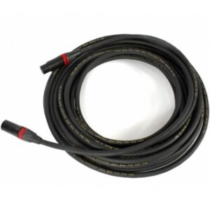 Cavo audio nero con connettori XLR