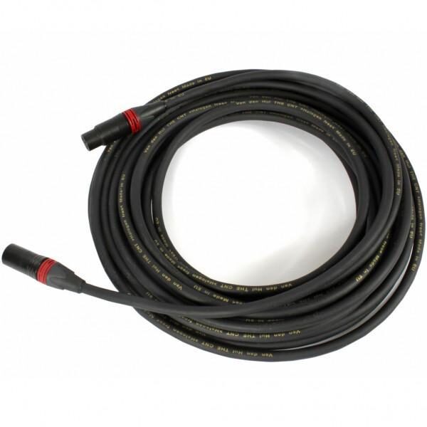 Cavo audio nero con connettori XLR