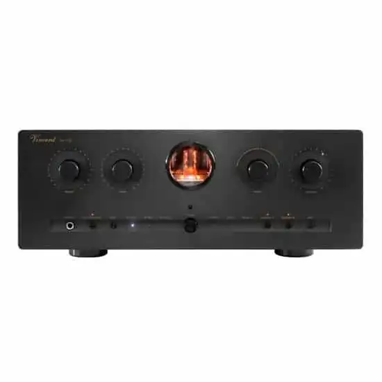 Amplificatore integrato Vincent SV-737 con controlli e indicatore luminoso in evidenza