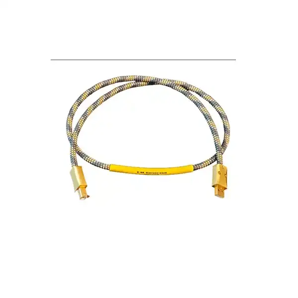 Cavo USB Armonia by Hidiamond con connettori dorati e rivestimento intrecciato