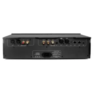 Retro del DAC Denafrips VENUS 15TH R2R con porte di connessione e interruttori