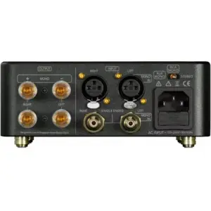 Retro dell'amplificatore LAiV Crescendo CHORUS con connettori e ingressi audio