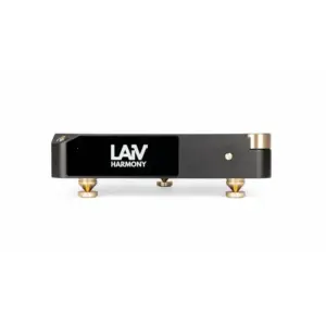 DAC LAiV Harmony R2R con finitura nera e dettagli dorati