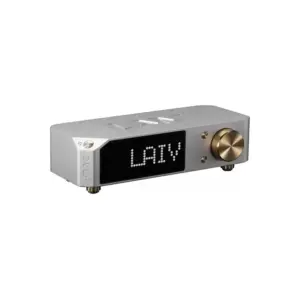 DAC LAiV Harmony uDAC R2R con display e manopola dorata