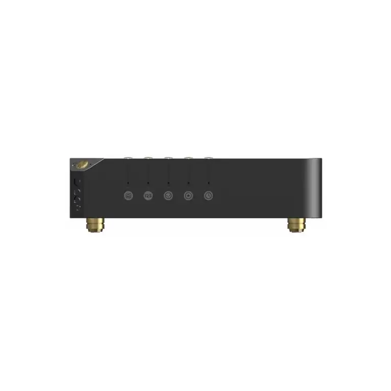 Dispositivo audio DAC con pannello frontale e connettori posteriori