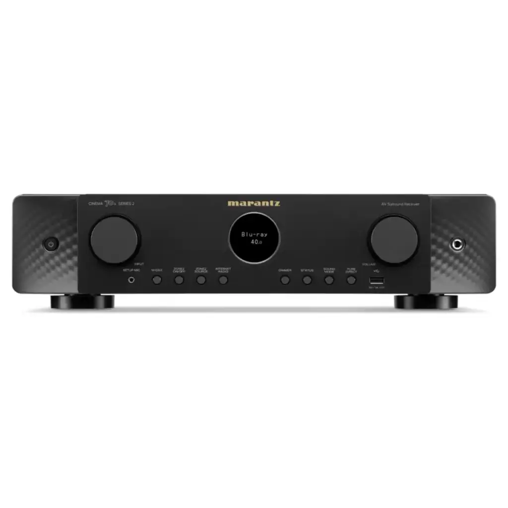 Amplificatore Marantz CINEMA 70 S2 con pannello frontale nero e controlli
